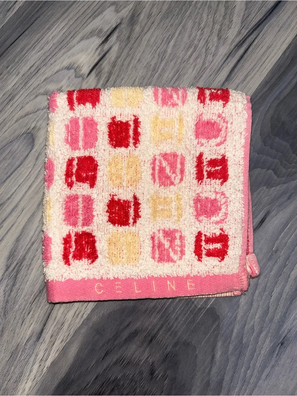Celine All Over Print Wash Cloth